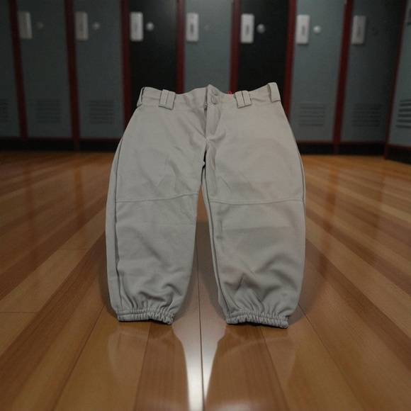 Alleson Athletic Other - Alleson Girls Softball Pants Grey
Size Youth Large Elastic Leg
